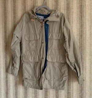 Woolrich Womens Jacket Coat Size Small Beige Utility Vintage Spring thumbnail 1