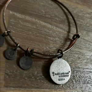 Alex and Ani Rustic Silver Charm Bracelet thumbnail 4