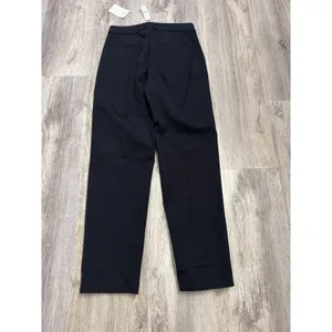 J.Crew Kate Straight Leg Pants Black Perfecting Pockets Size 2 New With Tags thumbnail 4