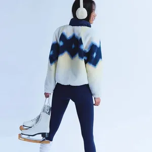 NWOT Free People Movement Hit The Slopes Printed Fleece Jacket thumbnail 2