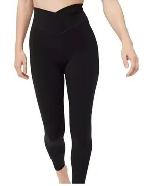OFFLINE by Aerie Real Me 7/8 Leggings High Rise Crossover Waist Navy Blue XL thumbnail 1