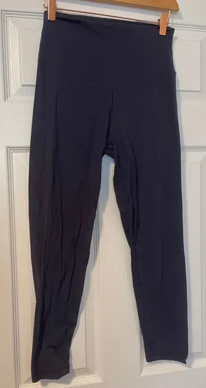 Aerie High Waist Navy Green Leggings Chill.Play.Move thumbnail 1