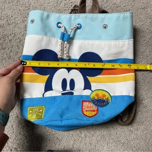 Disney Store Mickey Mouse Happy‎ Trails Bucket Backpack thumbnail 9