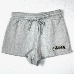 Zara‎ Harvard University Lounge Sweat Shorts Womens M Medium Comfycore Gray Logo thumbnail 2