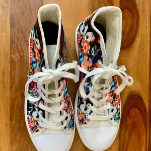 Broadway Theater Movie Themed High Top Sneakers thumbnail 4