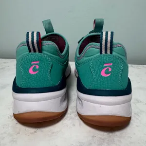 Women's Clove Pacific Palm Sneakers Nurse Healthcare Shoes 8.5 Teal and Pink thumbnail 7