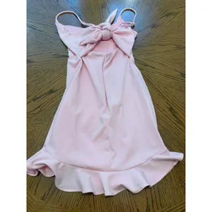Lucy In The Sky Pink Ruffle Bow Back‎ Mini Dress Small Bodycon Party Homecoming thumbnail 5