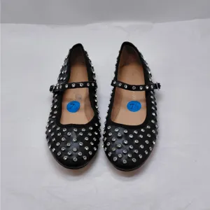 House of Harlow Mary Jane Ballet Flats Size 7.5 Black Rhinestone Y2K Glam Shoes thumbnail 2