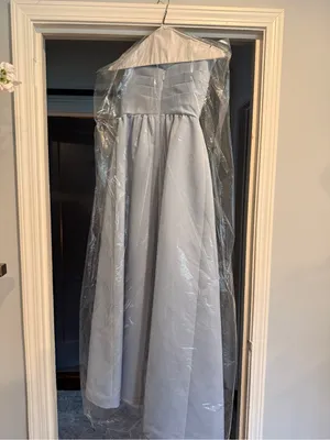 Amsale Arabella Dress in Ice Blue thumbnail 3
