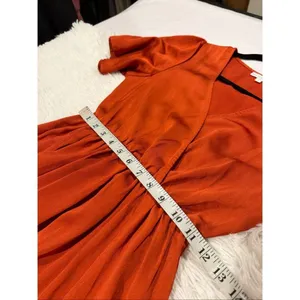 Baltic Born Sicily Satin Maxi Dress in Rust Small thumbnail 5