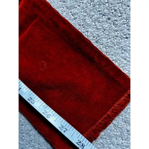 NWT Free People Corduroy Pants 24 Fired Chestnut Burnt Orange Boho Slim Straight thumbnail 8