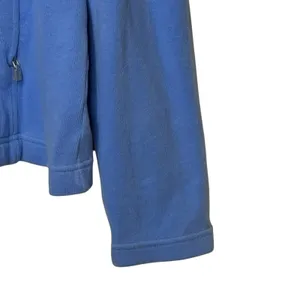 Tommy Bahama Womens Blue Full Zip Mockneck Fleece Jacket Stretch XL TW5192 thumbnail 4