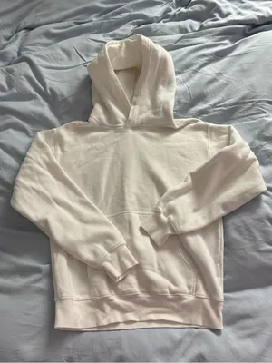 Aritzia white TNA hoodie Cozy AF fleece thumbnail 1