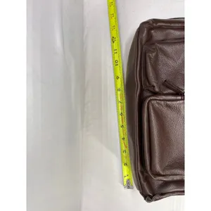 Cherokee Brown Leather Shoulder Bag Multi Pocket Organizer Purse Handbag thumbnail 9