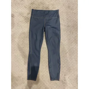 Athleta High Rise Shine Leggings Steel Blue Compression Yoga Workout Pants,M thumbnail 4
