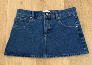 Abrand Jeans Mini Skirt Denim 99 Low Bella Size 24 Blue thumbnail 1