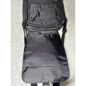 Vintage Totes‎ Shoulder Bag Purse Black 90s Pockets Zip Adjustable Travel 90s thumbnail 8