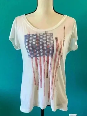 ⭐️ Old navy American flag shirt thumbnail 1