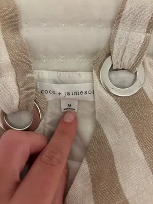 Coco + Jaimeson Striped Romper thumbnail 3