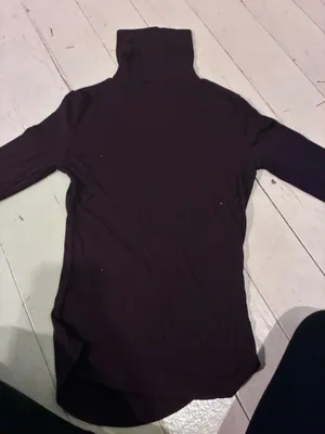 Talula Dark Purple/Eggplant Turtleneck Top thumbnail 3