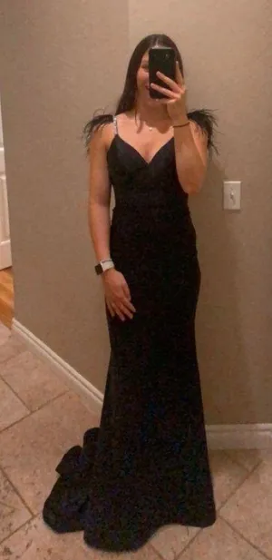 Black Pageant Dress Size 4 thumbnail 3