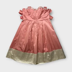 Fumblin’ Foe Pink Coquette Cocktail Party Strapless Taffeta‎ Mini Dress Size S thumbnail 3