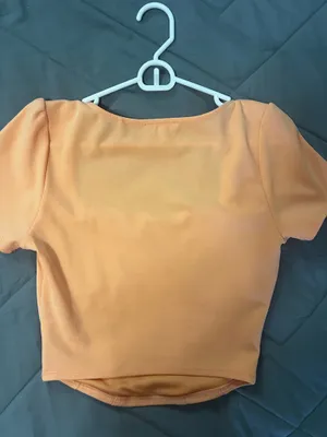Moa Moa Orange Square Neck Top thumbnail 2
