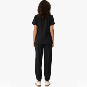 Women's Black Jogger Pants thumbnail 3
