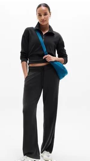 Athleta Seasoft Quarter Zip & Pants thumbnail 1