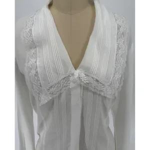 New! Reformation Vivi Cotton Voile Top In Ivory Size‎ 4 $168 thumbnail 9