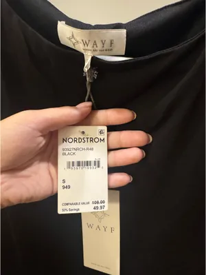 Nordstrom Black Maxi Dress thumbnail 3