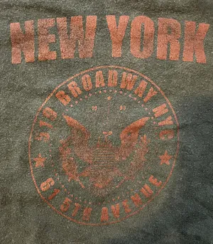John Galt Black And Red New York Short Sleeve Shirt thumbnail 2