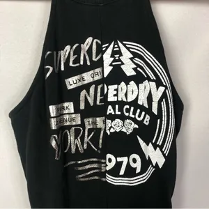 Superdry Black Sweat Skater‎ Fit & Flare Mini Dress 4 / XS thumbnail 4