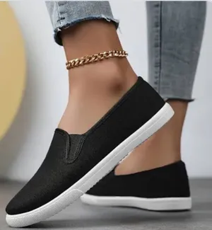- Mad Love Kassandra loafers black tennis shoes canvas size 6 thumbnail 1