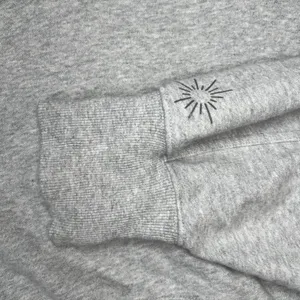 OFFLINE by Aerie Cropped Hoodie Women XL Heather Gray Thumbhole Pullover thumbnail 4