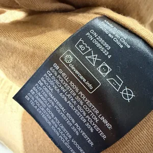 H&M Sherpa Fleece Jacket Men's Large‎ Brown Full Zip Teddy Coat Cozy thumbnail 8