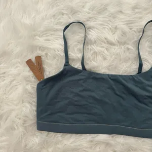 Skims Cotton Jersey Scoop Bralette Kyanite Size 3X thumbnail 3