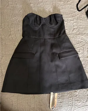 Princess Polly Mini Dress Black thumbnail 1