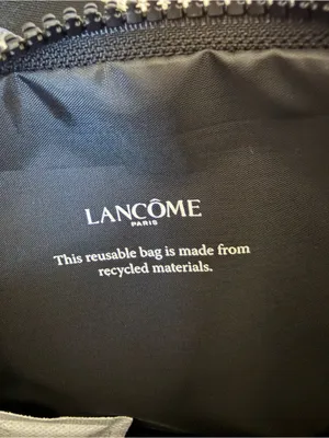 Lancôme Black Waterproof Lightweight Crescent Crossbody Bag NEW thumbnail 4
