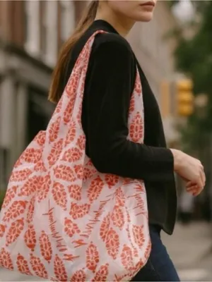 NWOT Free People FP Movement Large Floral Shopping Bag Sling Crossbody thumbnail 2