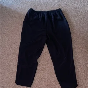 Lululemon Black Relaxed Fit Track Pants with Elastic Waistband thumbnail 6