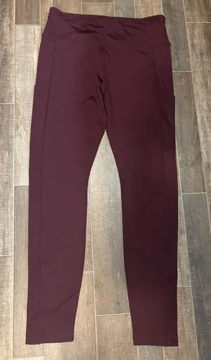 Burgundy Fornia Leggings thumbnail 1