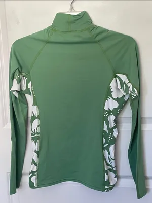 Carve Designs Green Sun Shirt Medium Swim Rash Guard thumbnail 2