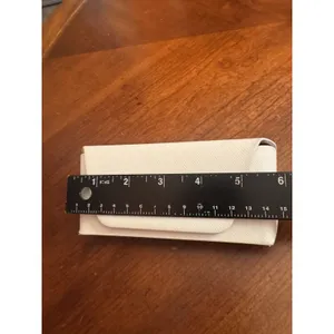 Michael Kors Sunglasses Case Textured White Silver Name Stamp thumbnail 8
