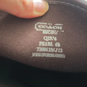 Coach Womens Brown Beige Logo Lace-Up Round Toe Rain Boots Size 6B thumbnail 5