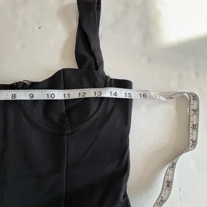 White Fox Black Bustier mini dress black Medium thumbnail 12