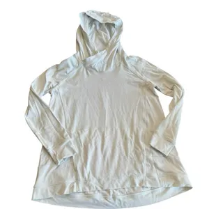 Lululemon Starting Place Hoodie White Rulu Fleece Full Zip Jacket Womens Size 6 thumbnail 5
