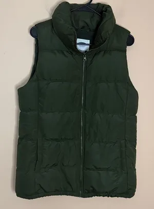 Old Navy Black Puffer Vest - Tall thumbnail 1