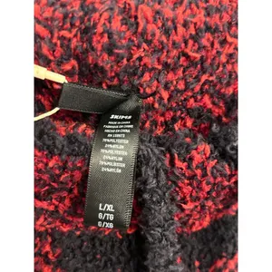 Skims Unisex Cozy Jogger In Brick Buffalo Check Black & Red Size L/XL thumbnail 5