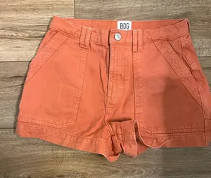 BDG High Waist Women's Shorts in Coral thumbnail 1